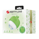 Pretty love - stimolatore clitorideo ricaricabile con effetto lingua, verde