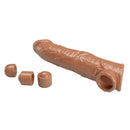 Pretty love - manicotto regolabile per allungamento del pene 26 cm ø 4 cm marrone