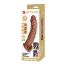 Pretty love - manicotto regolabile per allungamento del pene 26 cm ø 4 cm marrone