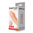 Pretty love - manicotto per pene da geek per un pene più spesso, colore naturale