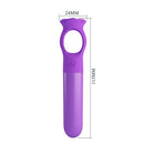 Pretty love - giana mini massaggiatore vibrante ricaricabile viola