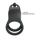 Pretty love - goodwin anello per pene doppio vibrante ricaricabile nero
