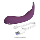Pretty love - vibratore ricaricabile kenyell 10 funzioni viola
