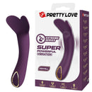 Pretty love - vibratore ricaricabile kenyell 10 funzioni viola