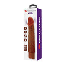 Pretty love - leonardo vibratore realistico 20 cm ø 4 cm marrone