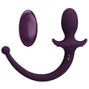 Pretty love - lioea vibrante anale con coda, 12 funzioni, telecomando viola