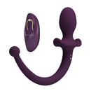 Pretty love - lioea vibrante anale con coda, 12 funzioni, telecomando viola