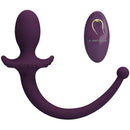 Pretty love - lioea vibrante anale con coda, 12 funzioni, telecomando viola