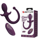 Pretty love - lioea vibrante anale con coda, 12 funzioni, telecomando viola