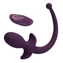 Pretty love - lioea vibrante anale con coda, 12 funzioni, telecomando viola