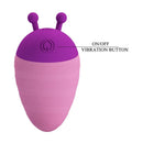 Pretty love - stimolatore clitorideo ricaricabile little bee, 7 modalità, viola-rosa
