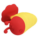 Pretty love - stimolatore clitorideo ricaricabile little bee, 7 modalità, rosso/giallo