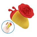 Pretty love - stimolatore clitorideo ricaricabile little bee, 7 modalità, rosso/giallo