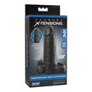 Fantasy x-tensions - vibrante realistico manicotto per pene da 5 cm, nero