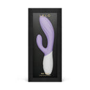 Lelo - ina twist doppio vibratore a coniglio per il punto g e il clitoride lavanda