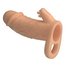 Pretty love - manicotto di estensione del pene roderico 13 cm ø 3,8 cm naturale