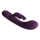 Pretty love - rocco vibratore a forma di coniglio ricaricabile 10 funzioni viola
