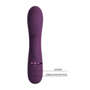Pretty love - margie vibratore a forma di coniglio ricaricabile 10 funzioni viola