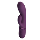 Pretty love - margie vibratore a forma di coniglio ricaricabile 10 funzioni viola