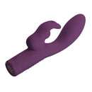 Pretty love - vibratore a forma di coniglio ricaricabile olivia con 10 funzioni