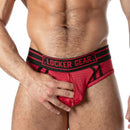 Locker gear - slip sportivo in rete rosso xl