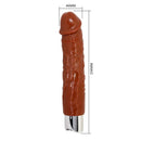 Pretty love - vibratore pro realistico 23,5 cm ø 4,8 cm marrone