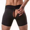 Locker gear - boxer con fascia in vita larga nero taglia s