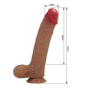 Pretty love - orsen dildo in silicone realistico con ventosa 27,7 cm ø 5 cm