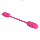 Pretty love - vibratore a proiettile ricaricabile olson con telecomando cablato rosa