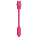 Pretty love - vibratore a proiettile ricaricabile olson con telecomando cablato rosa
