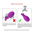 Pretty love - stimolatore clitorideo ricaricabile a suzione con bottiglia magica, viola