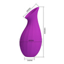 Pretty love - stimolatore clitorideo ricaricabile a suzione con bottiglia magica, viola