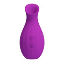 Pretty love - stimolatore clitorideo ricaricabile a suzione con bottiglia magica, viola