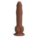 Pretty love - dildo vibrante eren 20,5 cm ø 4,5 cm marrone