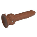 Pretty love - dildo vibrante eren 20,5 cm ø 4,5 cm marrone