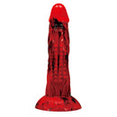 Power monsters - dildo fantasy minotauro con ventosa 21 cm ø 5 cm rosso e nero