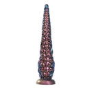 Power monsters - dildo in silicone fantasy tricolor tentacle abyssal 46 cm ø 7 cm