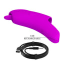 Pretty love - peterson honey finger vibratore da dito ricaricabile viola