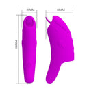 Pretty love - peterson honey finger vibratore da dito ricaricabile viola