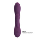 Pretty love - vibratore a forma di coniglio ricaricabile rosolyn con 10 funzioni