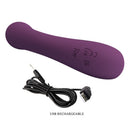 Pretty love - vibratore a forma di coniglio ricaricabile rosolyn con 10 funzioni