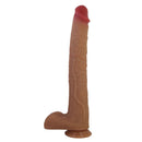 Pretty love - terin plus dildo in silicone realistico con ventosa 37,6 cm ø 5,5 cm
