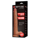 Pretty love - terin plus dildo in silicone realistico con ventosa 37,6 cm ø 5,5 cm