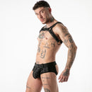 Locker gear - imbracatura militare completa nera taglia l/xl