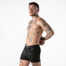 Locker gear - pantaloncini neri con accesso militare completo, taglia m