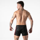Locker gear - completo militare, pantaloncini rossi, taglia xl