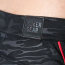 Locker gear - completo militare, pantaloncini rossi, taglia xl