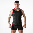 Locker gear - canotta militare completa rossa xl