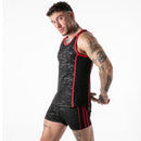 Locker gear - canotta militare completa rossa xl