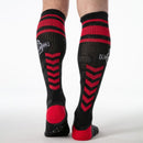 Locker gear - calze militari al ginocchio rosse taglia unica